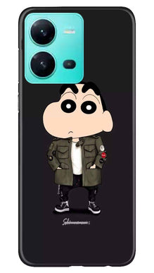 Shin Chan Mobile Back Case for Vivo V25 5G (Design - 349)