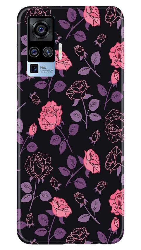 Rose Pattern Case for Vivo X50 Pro