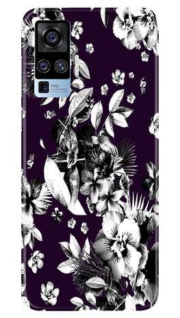 white flowers Case for Vivo X50 Pro