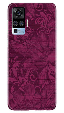 Purple Backround Mobile Back Case for Vivo X50 Pro (Design - 22)