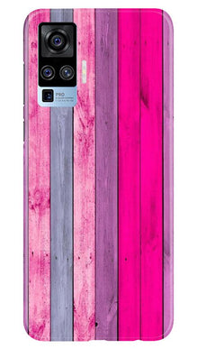 Wooden look Mobile Back Case for Vivo X50 Pro (Design - 24)