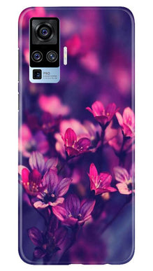 flowers Mobile Back Case for Vivo X50 Pro (Design - 25)