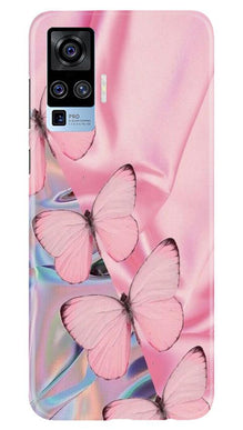 Butterflies Mobile Back Case for Vivo X50 Pro (Design - 26)