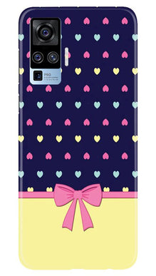 Gift Wrap5 Mobile Back Case for Vivo X50 Pro (Design - 40)