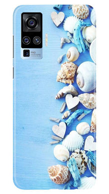 Sea Shells2 Mobile Back Case for Vivo X50 Pro (Design - 64)
