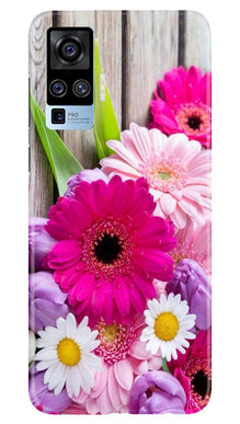 Coloful Daisy2 Mobile Back Case for Vivo X50 Pro (Design - 76)