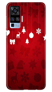 Christmas Mobile Back Case for Vivo X50 Pro (Design - 78)