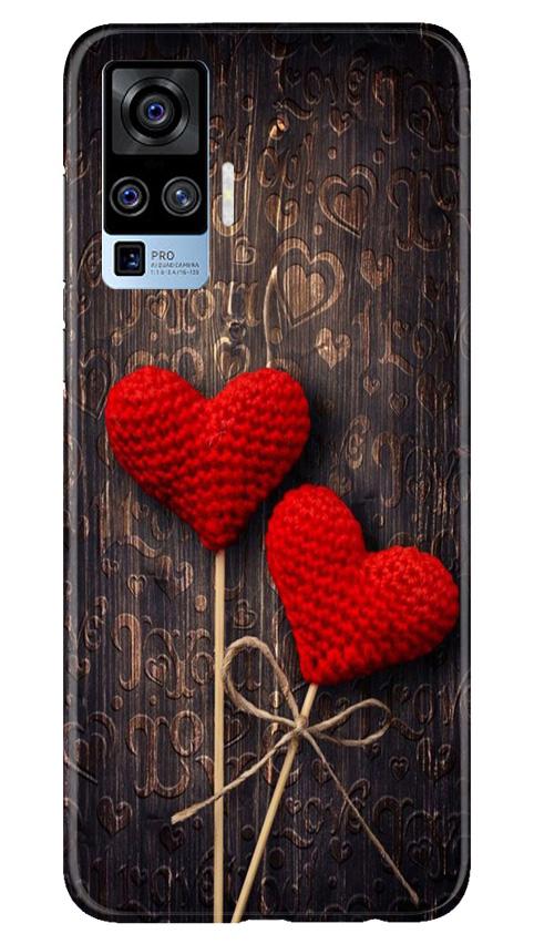Red Hearts Case for Vivo X50 Pro