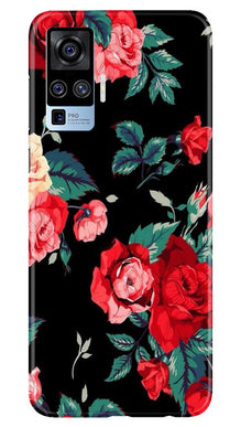 Red Rose2 Mobile Back Case for Vivo X50 Pro (Design - 81)