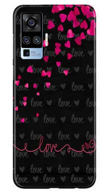 Love in Air Mobile Back Case for Vivo X50 Pro (Design - 89)