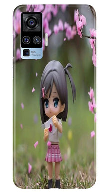 Cute Girl Mobile Back Case for Vivo X50 Pro (Design - 92)