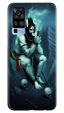 Lord Shiva Mahakal2 Mobile Back Case for Vivo X50 Pro (Design - 98)