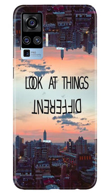 Look at things different Mobile Back Case for Vivo X50 Pro (Design - 99)