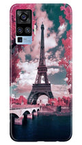Eiffel Tower Case for Vivo X50 Pro  (Design - 101)