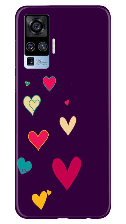 Purple Background Case for Vivo X50 Pro(Design - 107)