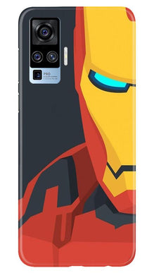Iron Man Superhero Mobile Back Case for Vivo X50 Pro  (Design - 120)