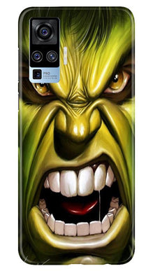 Hulk Superhero Mobile Back Case for Vivo X50 Pro  (Design - 121)