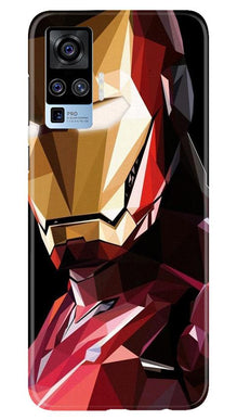 Iron Man Superhero Mobile Back Case for Vivo X50 Pro  (Design - 122)