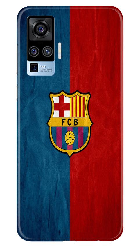 FCB Football Case for Vivo X50 Pro  (Design - 123)