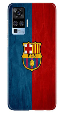 FCB Football Mobile Back Case for Vivo X50 Pro  (Design - 123)