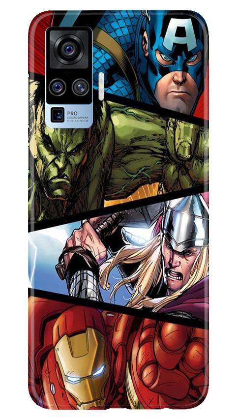 Avengers Superhero Case for Vivo X50 Pro(Design - 124)