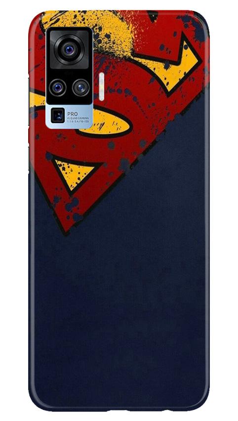 Superman Superhero Case for Vivo X50 Pro  (Design - 125)