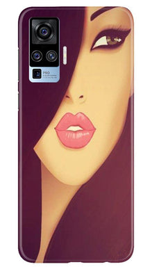 Girlish Mobile Back Case for Vivo X50 Pro  (Design - 130)