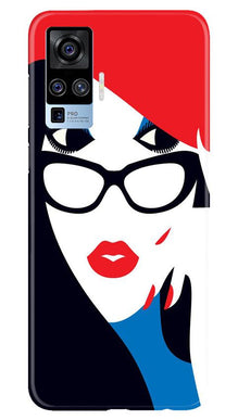 Girlish Mobile Back Case for Vivo X50 Pro  (Design - 131)