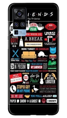 Friends Mobile Back Case for Vivo X50 Pro  (Design - 145)
