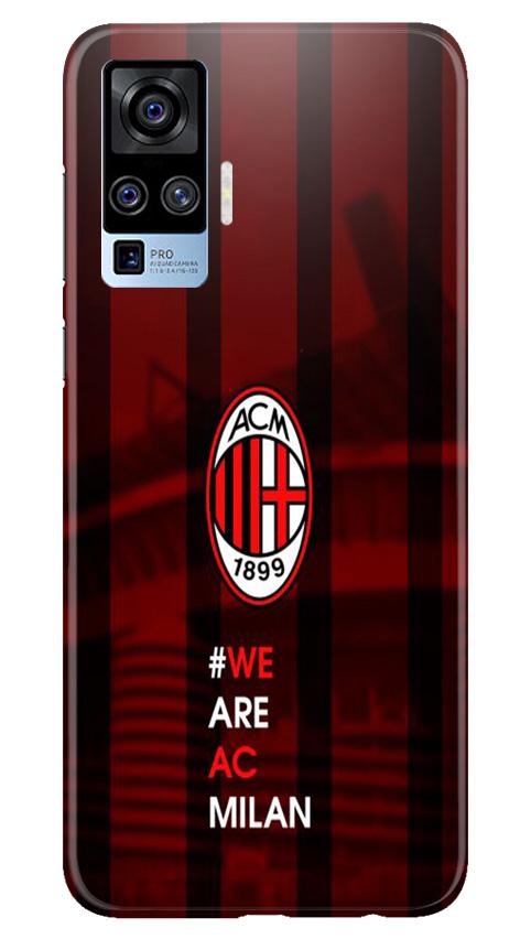 AC Milan Case for Vivo X50 Pro  (Design - 155)
