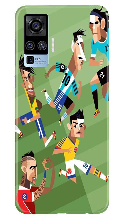 Football Case for Vivo X50 Pro  (Design - 166)
