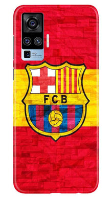 FCB Football Mobile Back Case for Vivo X50 Pro  (Design - 174)