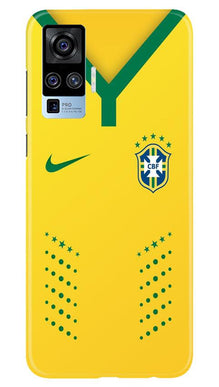 Brazil Mobile Back Case for Vivo X50 Pro  (Design - 176)