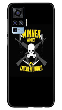 Winner Winner Chicken Dinner Mobile Back Case for Vivo X50 Pro  (Design - 178)