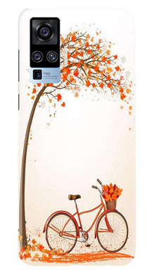 Bicycle Mobile Back Case for Vivo X50 Pro (Design - 192)