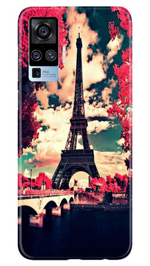 Eiffel Tower Mobile Back Case for Vivo X50 Pro (Design - 212)