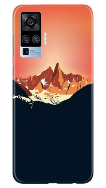 Mountains Mobile Back Case for Vivo X50 Pro (Design - 227)