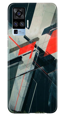 Modern Art Mobile Back Case for Vivo X50 Pro (Design - 231)