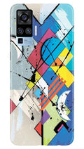 Modern Art Case for Vivo X50 Pro (Design No. 235)