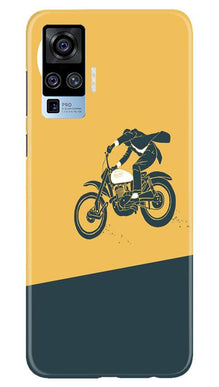 Bike Lovers Mobile Back Case for Vivo X50 Pro (Design - 256)
