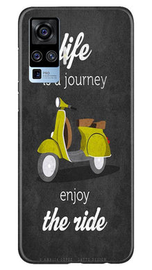 Life is a Journey Mobile Back Case for Vivo X50 Pro (Design - 261)
