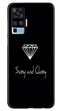 Sassy and Classy Mobile Back Case for Vivo X50 Pro (Design - 264)