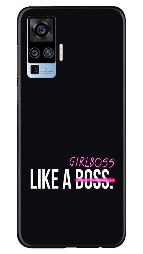 Like a Girl Boss Case for Vivo X50 Pro (Design No. 265)