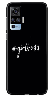 #GirlBoss Mobile Back Case for Vivo X50 Pro (Design - 266)