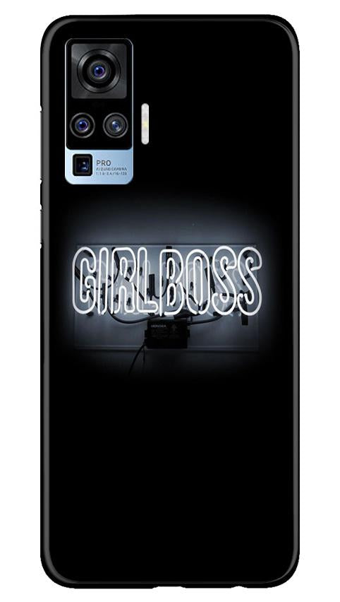 Girl Boss Black Case for Vivo X50 Pro (Design No. 268)