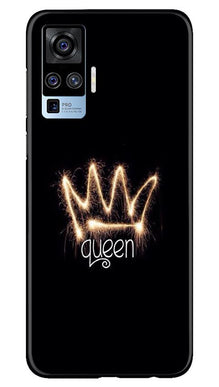 Queen Mobile Back Case for Vivo X50 Pro (Design - 270)