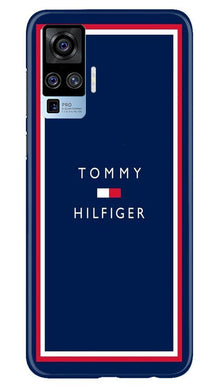 Tommy Hilfiger Mobile Back Case for Vivo X50 Pro (Design - 275)