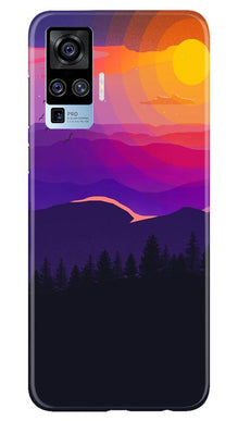 Sun Set Mobile Back Case for Vivo X50 Pro (Design - 279)