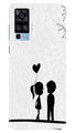 Cute Kid Couple Case for Vivo X50 Pro (Design No. 283)
