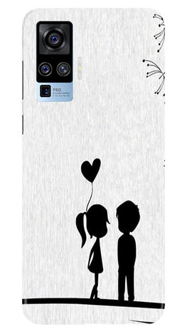 Cute Kid Couple Case for Vivo X50 Pro (Design No. 283)